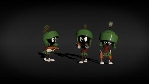 marvin the martian with simple rig preview image